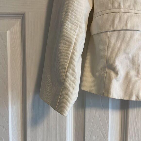 Club Monaco Women’s White One Button Blazer, Size 6 - Picture 3 of 6